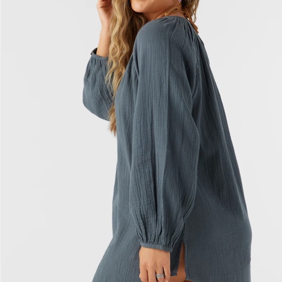 O'Neill Double Gauze Tunic Swim Coverup with Relaxed Fit - Picture 2 of 8